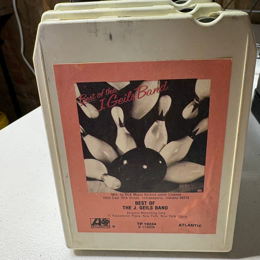 Best of The J. Geils Band 8-Track Tape Rock TP 19234 1979 Atlantic Records